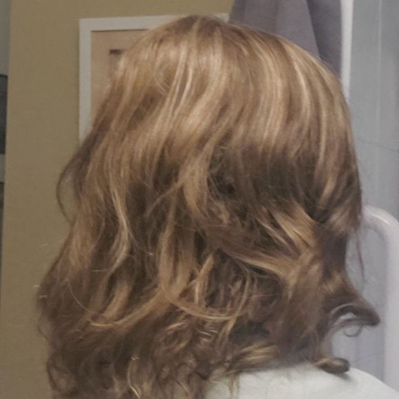 Jon Renau Top Smart Wavy 12" Topper - color 10H16 Latte/Almondine - Picture 6 of 15